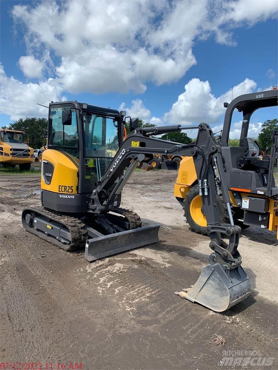 Volvo ECR25D Mini ekskavatoriai < 7 t