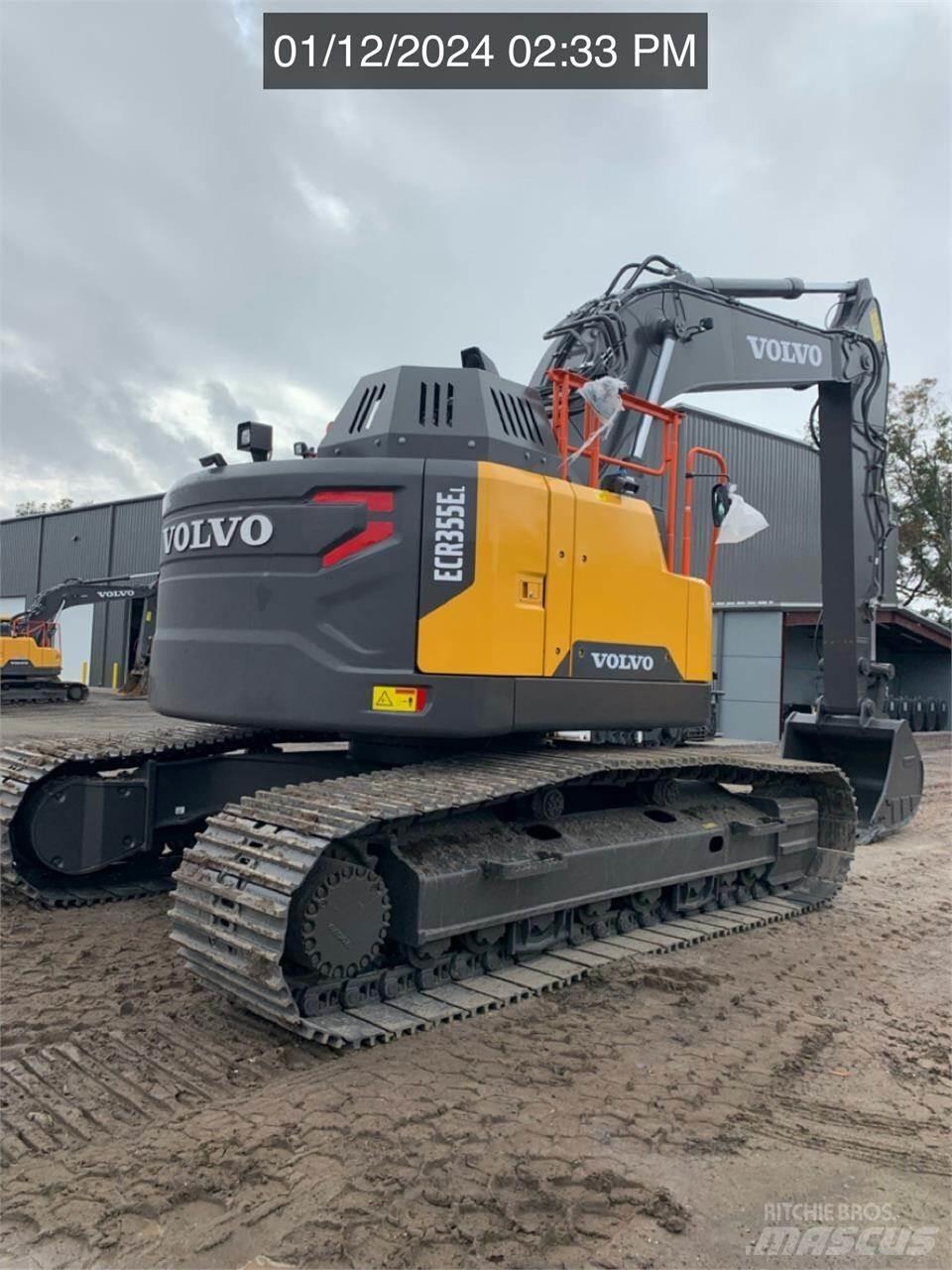 Volvo ECR355EL Vikšriniai ekskavatoriai
