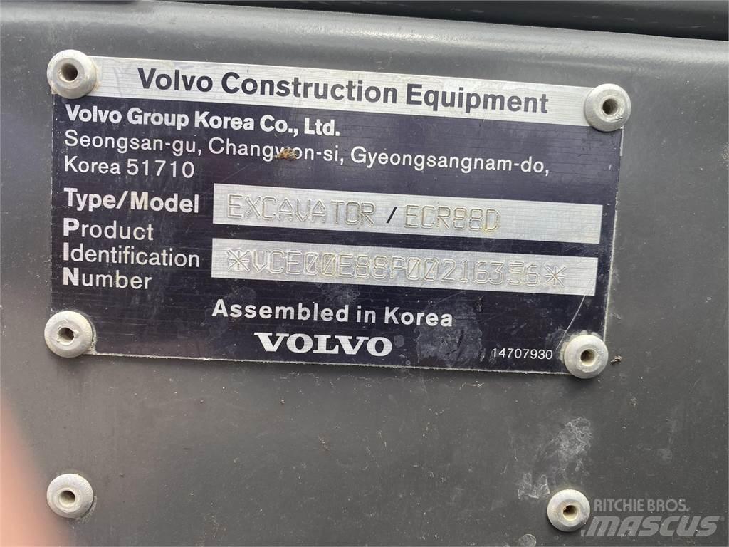 Volvo ECR88D Vikšriniai ekskavatoriai