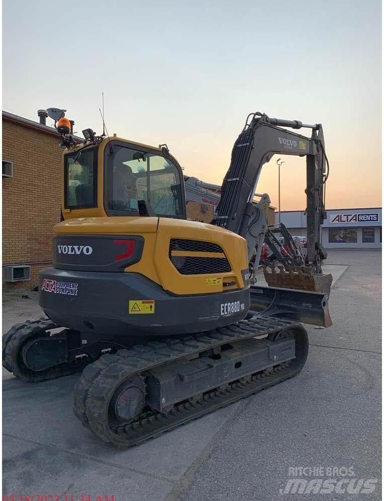 Volvo ECR88D Vikšriniai ekskavatoriai