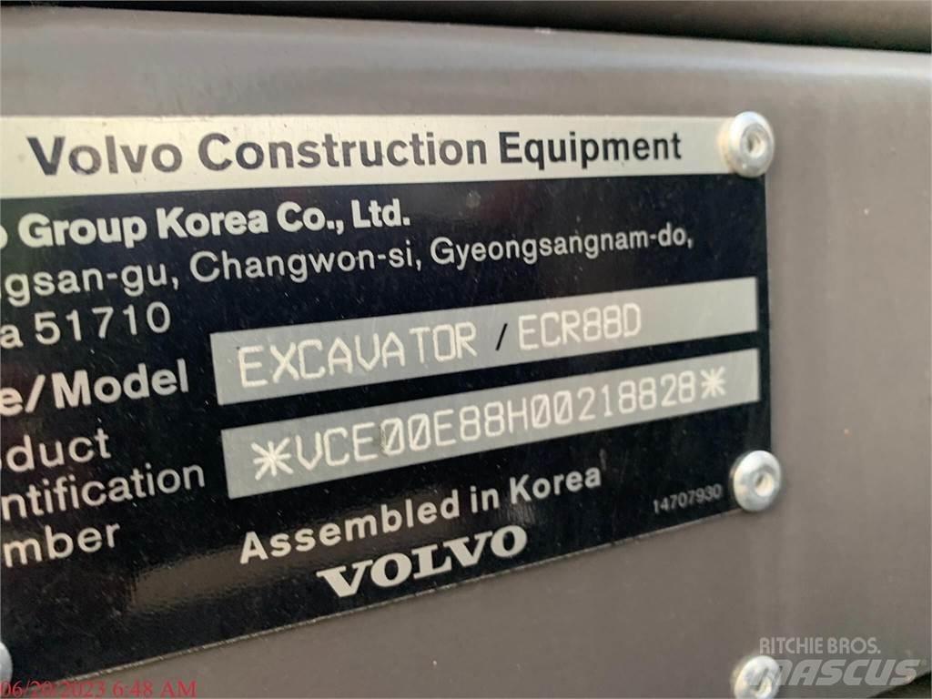 Volvo ECR88D Vikšriniai ekskavatoriai