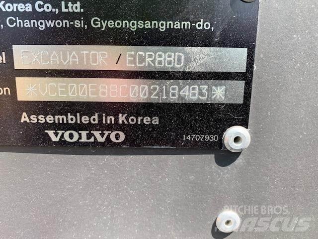Volvo ECR88D Vikšriniai ekskavatoriai