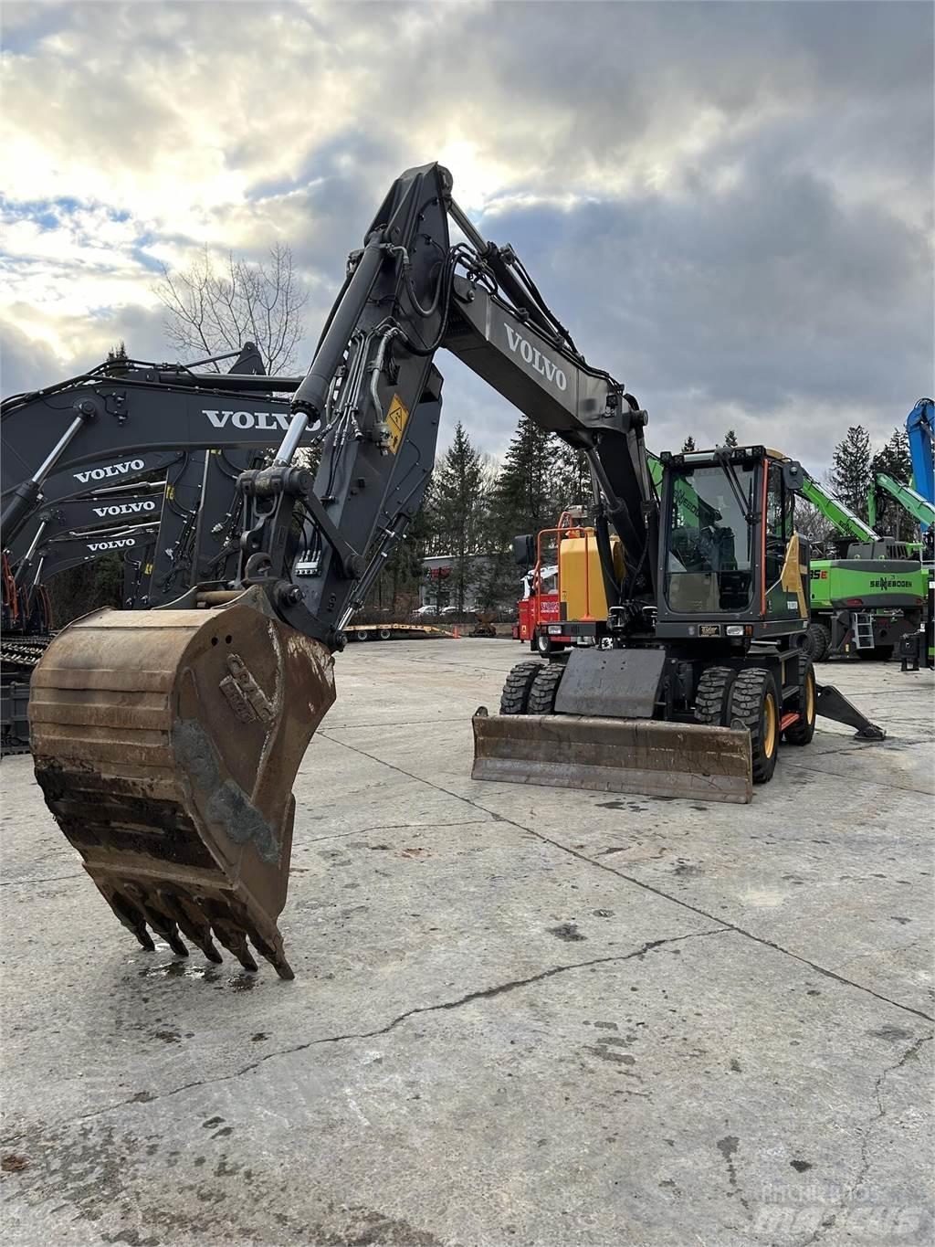 Volvo EWR170E Ratiniai ekskavatoriai