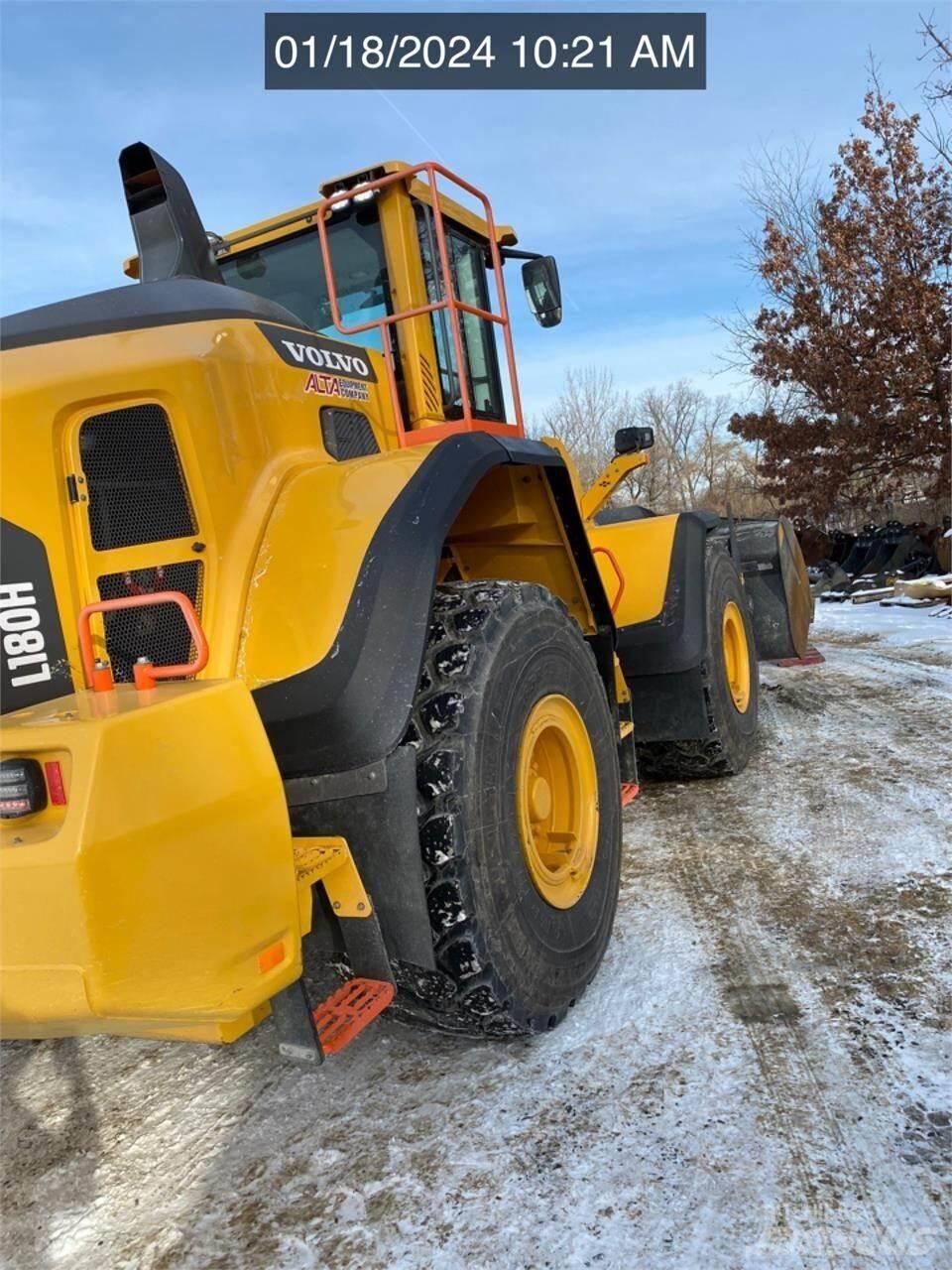 Volvo L180H Naudoti ratiniai krautuvai