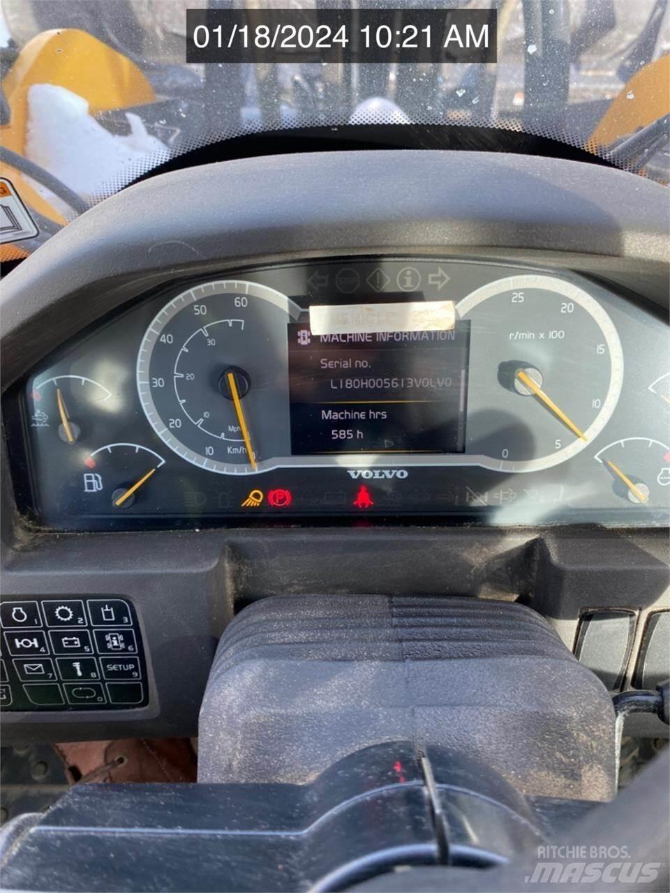Volvo L180H Naudoti ratiniai krautuvai