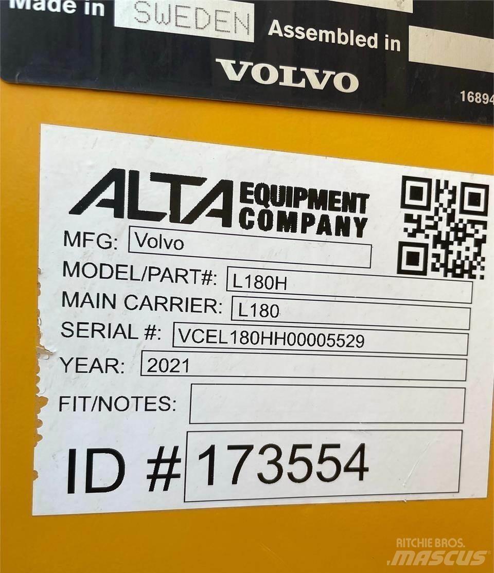 Volvo L180H Naudoti ratiniai krautuvai