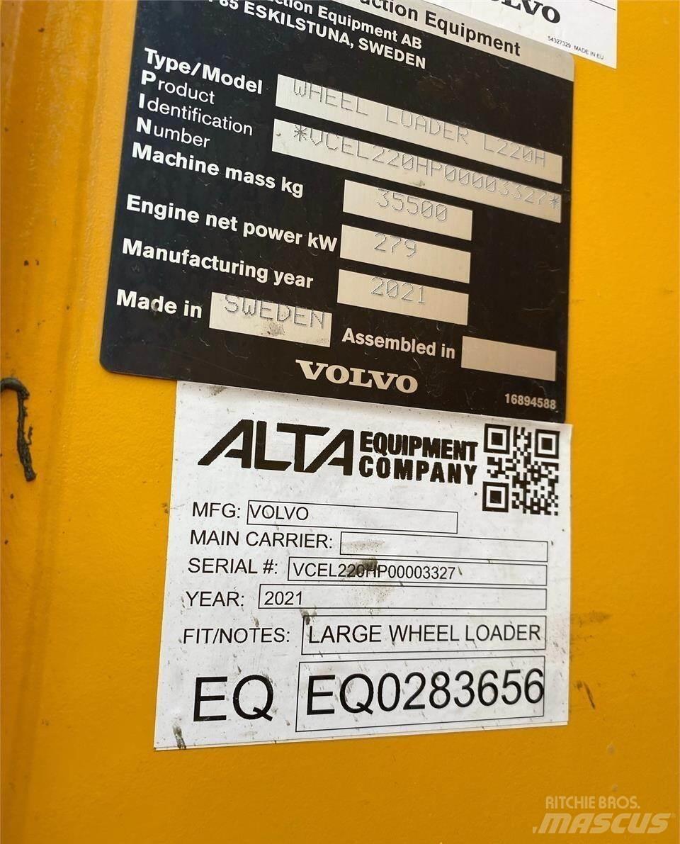 Volvo L220H Naudoti ratiniai krautuvai