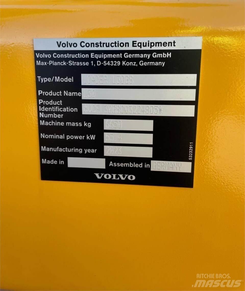 Volvo L30GS Naudoti ratiniai krautuvai