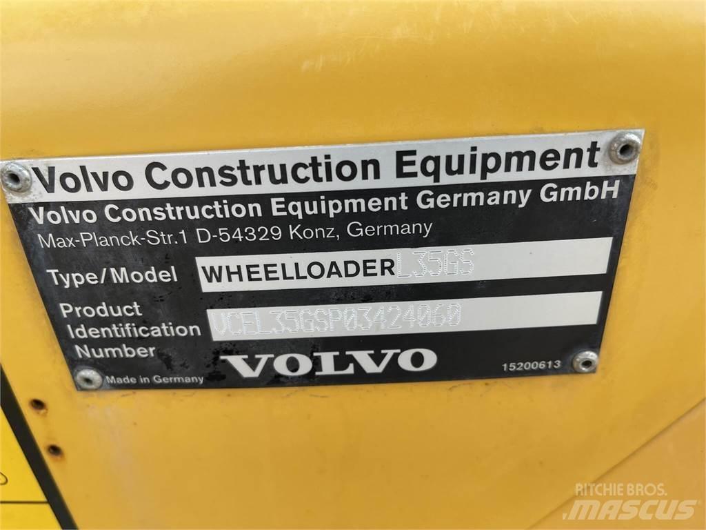 Volvo L35G Naudoti ratiniai krautuvai
