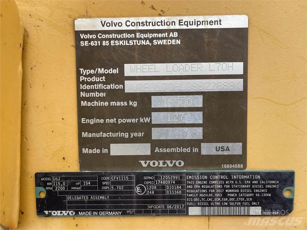 Volvo L70H Naudoti ratiniai krautuvai
