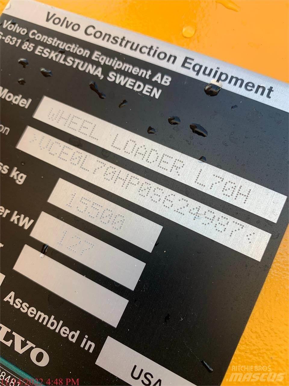 Volvo L70H Naudoti ratiniai krautuvai