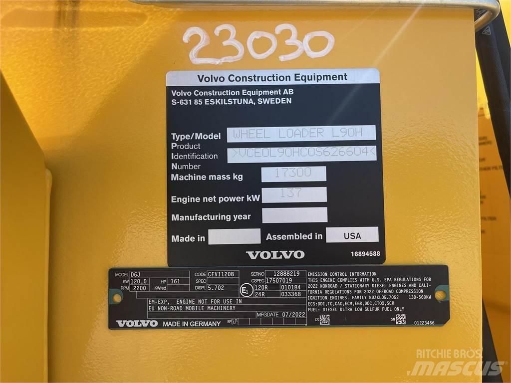 Volvo L90H Naudoti ratiniai krautuvai