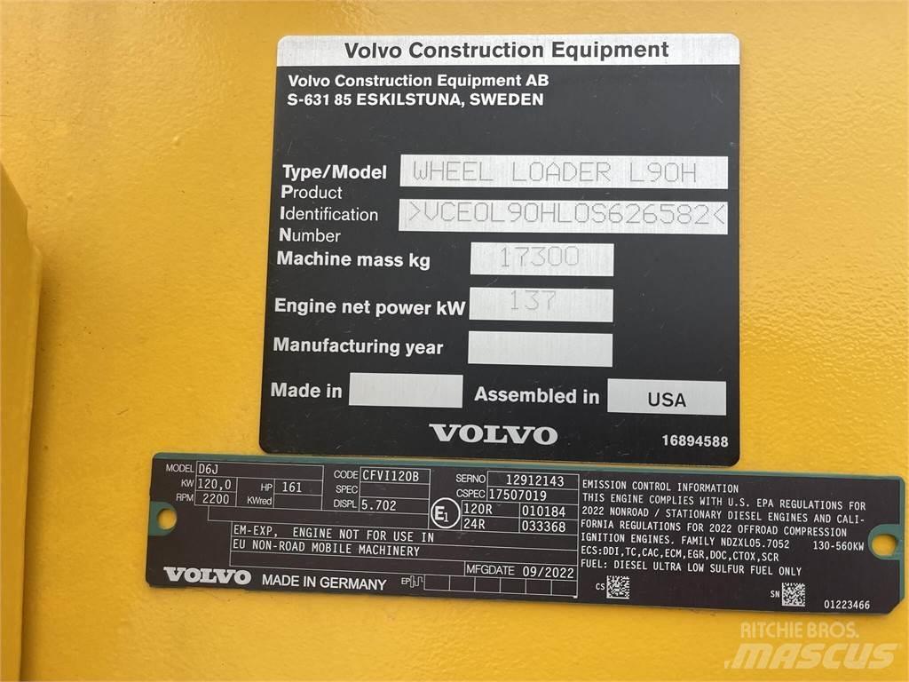 Volvo L90H Naudoti ratiniai krautuvai