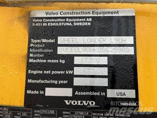Volvo L90H Naudoti ratiniai krautuvai