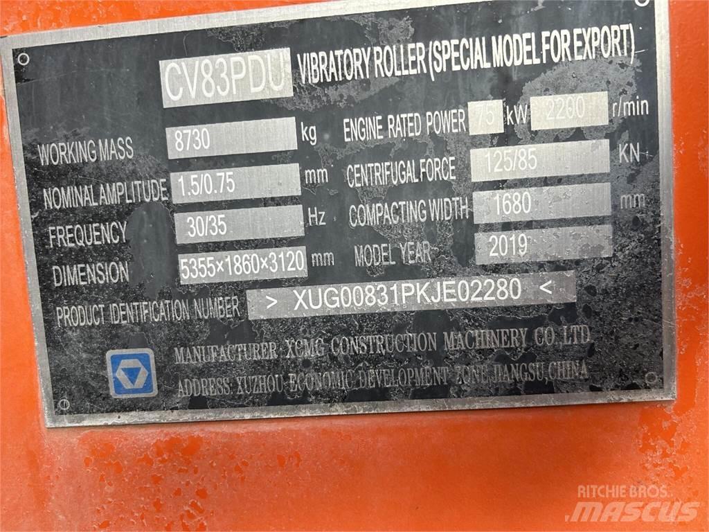 XCMG CV83PDU Porinių būgnų volai