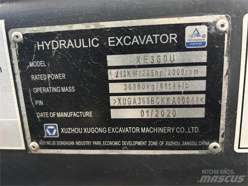 XCMG XE360U Vikšriniai ekskavatoriai