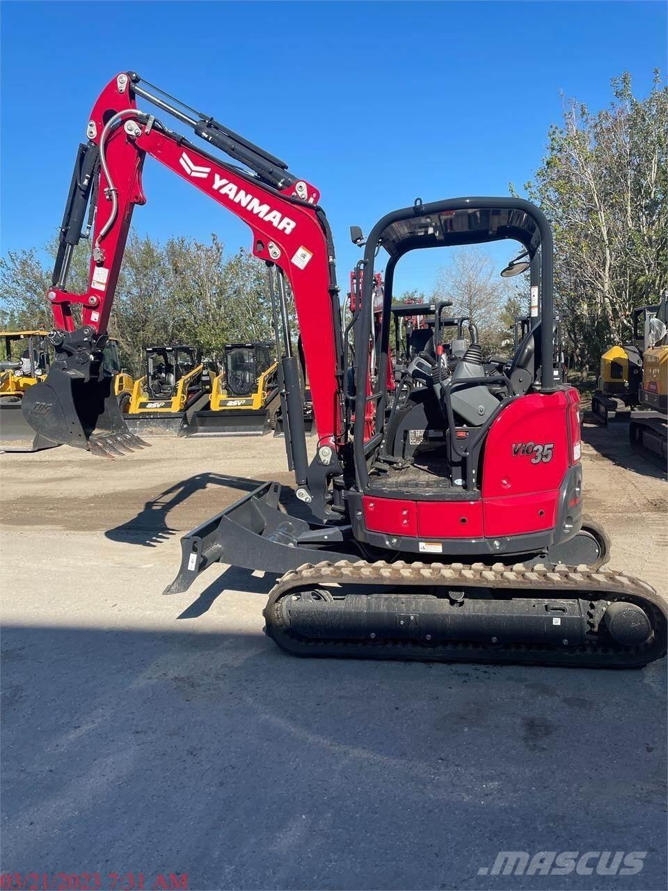 Yanmar VIO35-6A Mini ekskavatoriai < 7 t