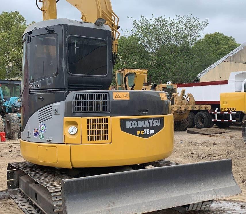 Komatsu pc78us Vidutinės galios ekskavatoriai 7-12 t
