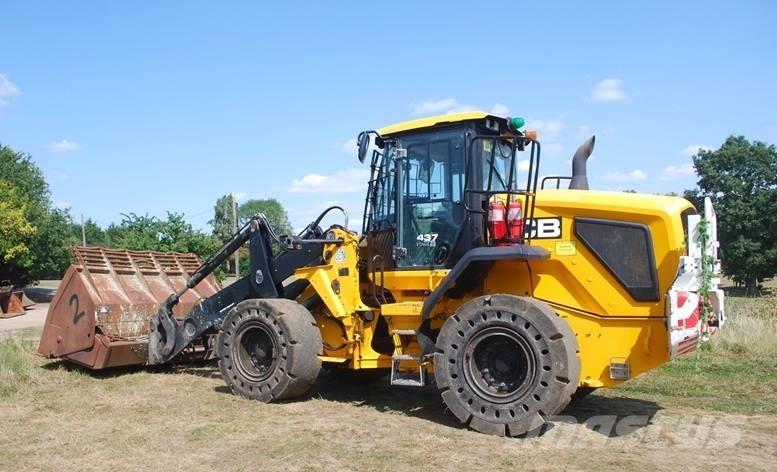 JCB 437 S5 WM Naudoti ratiniai krautuvai