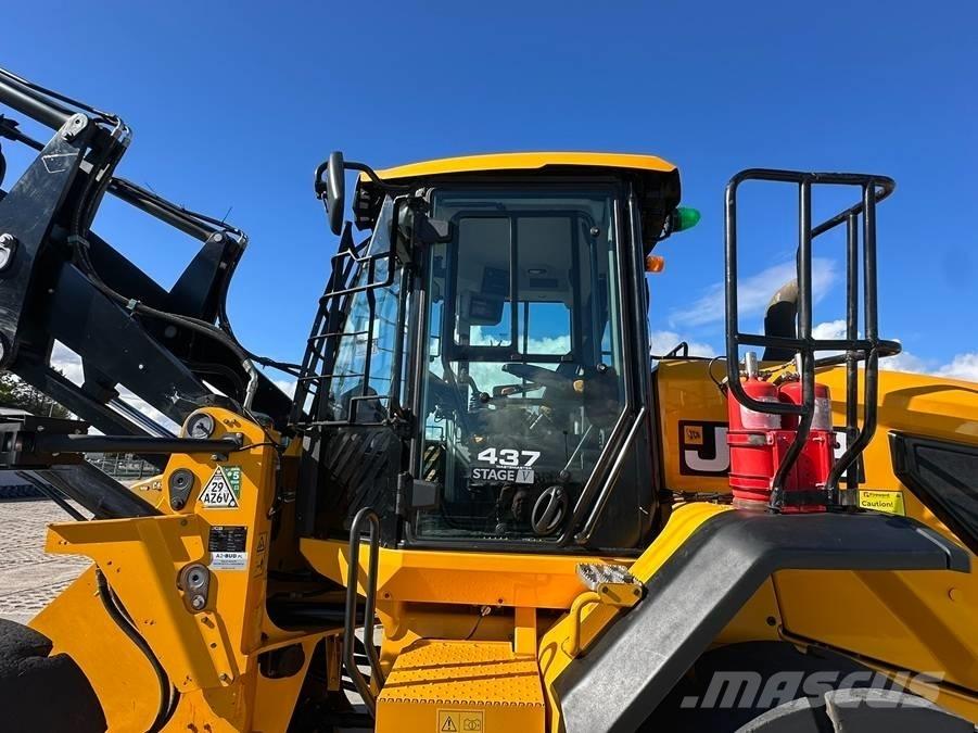 JCB 437 S5 WM Naudoti ratiniai krautuvai