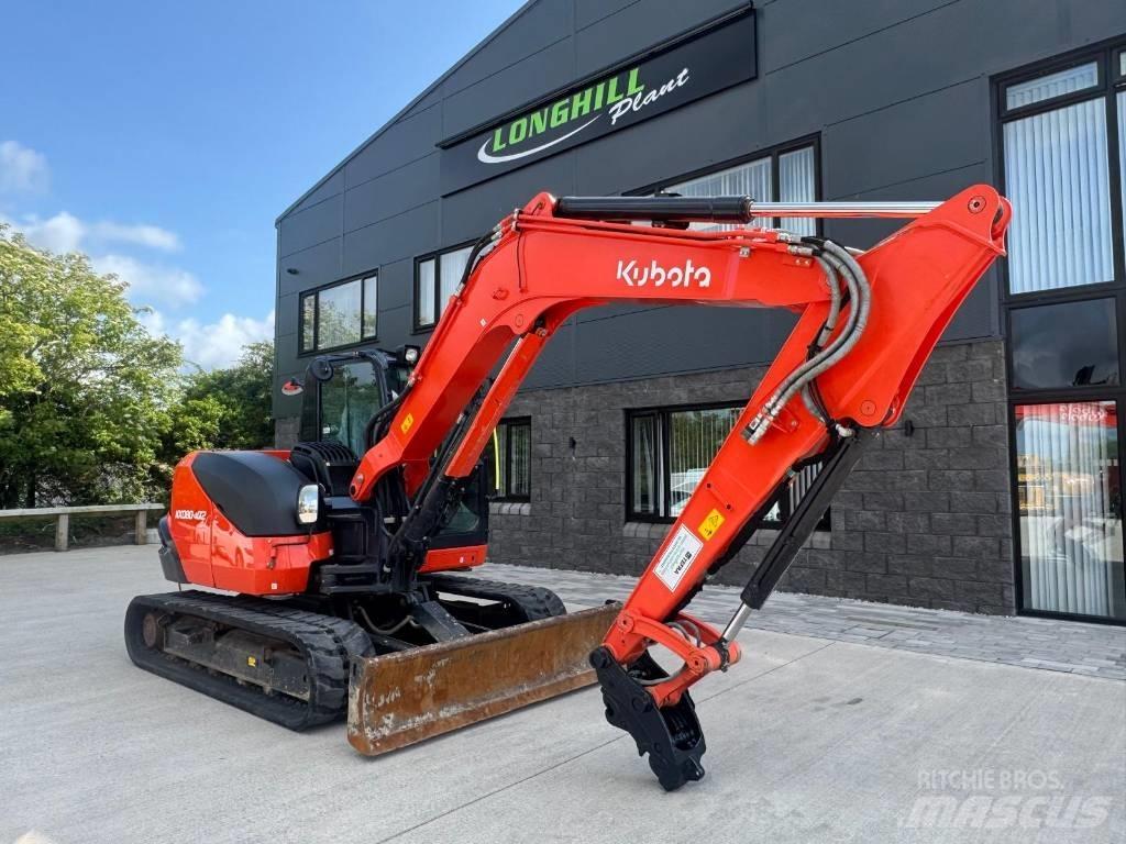 Kubota KX 080-4 Vidutinės galios ekskavatoriai 7-12 t