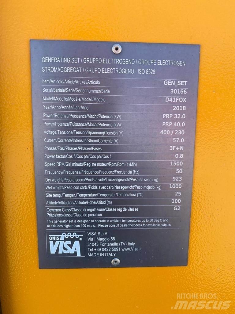  Generator D41FOX Kiti generatoriai