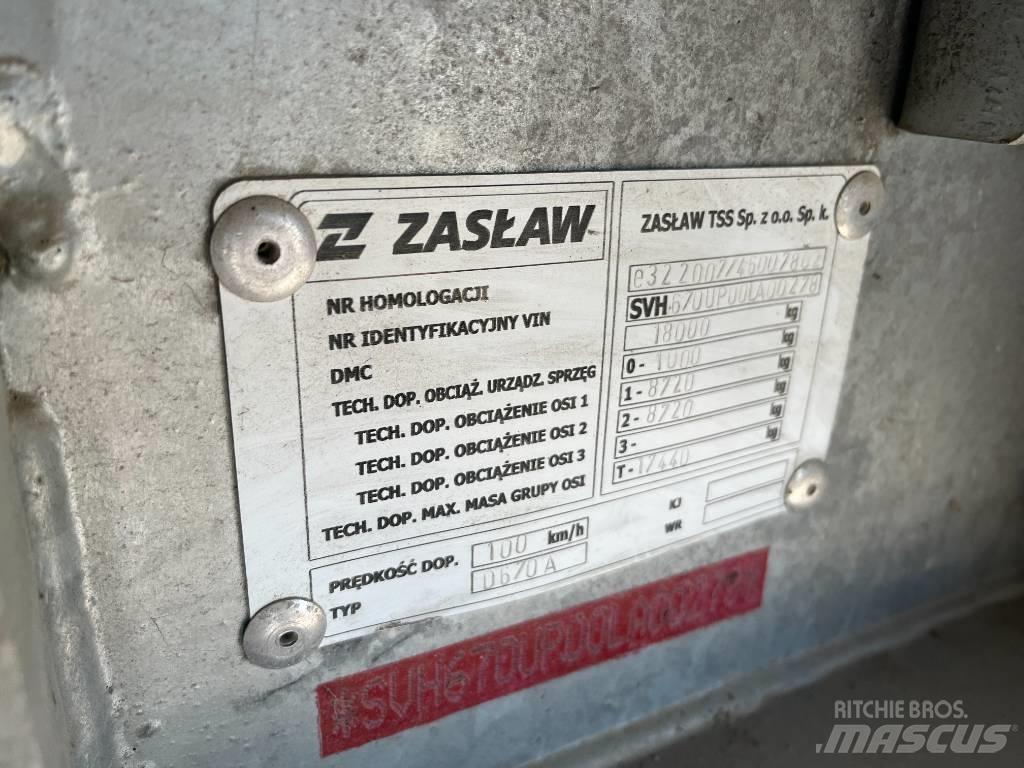 Zaslaw D-670A Savivartės priekabos
