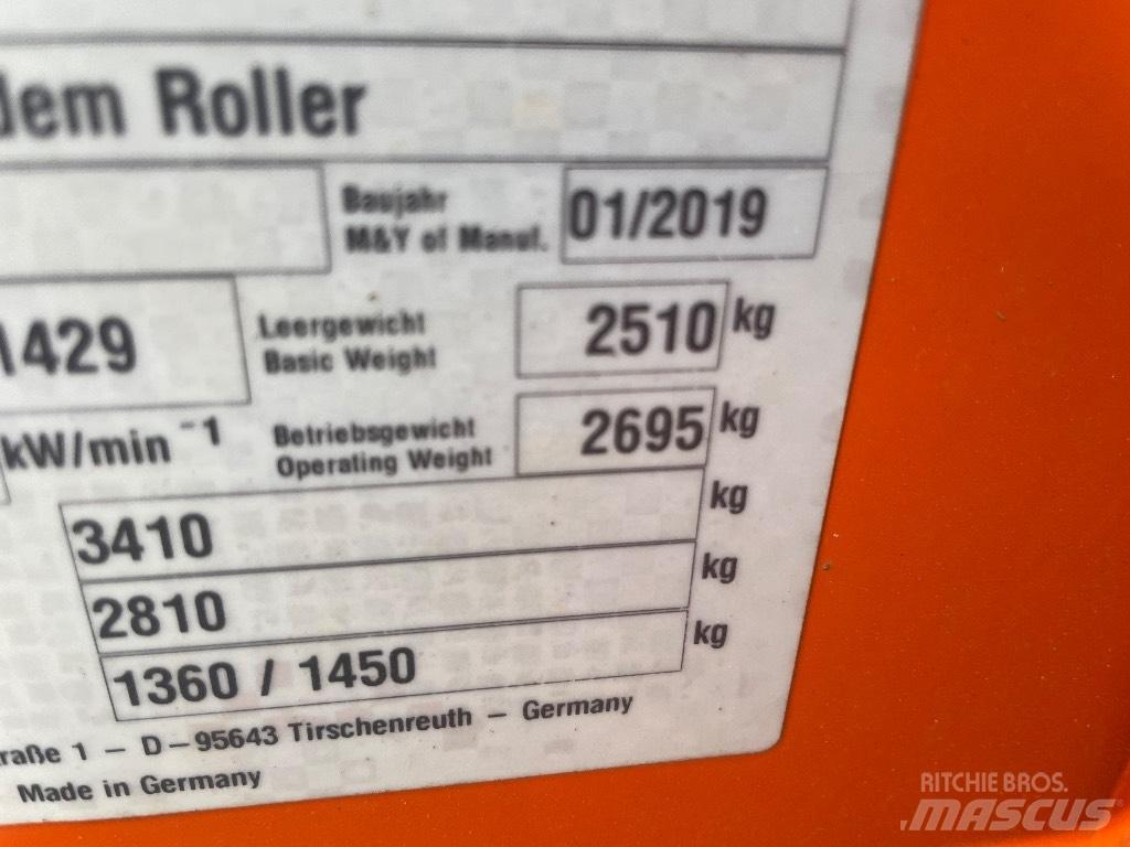 Hamm HD 12 Porinių būgnų volai
