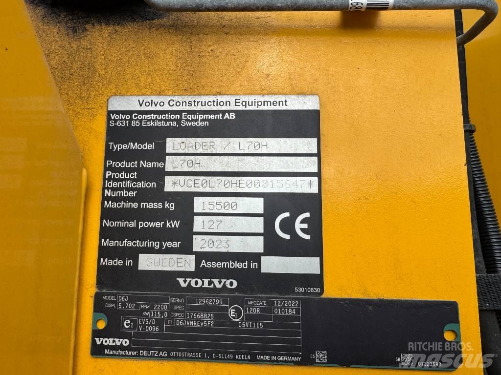 Volvo L 70 H Naudoti ratiniai krautuvai