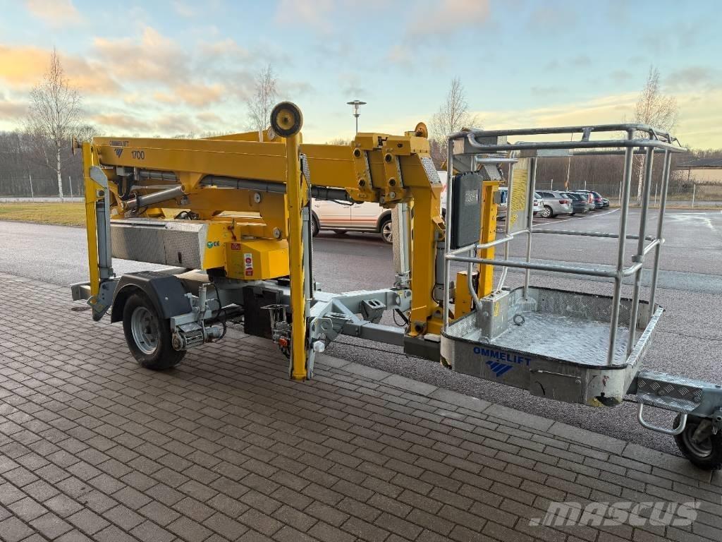 Omme 1700 EXB Ant priekabų montuojamos kėlimo platformos