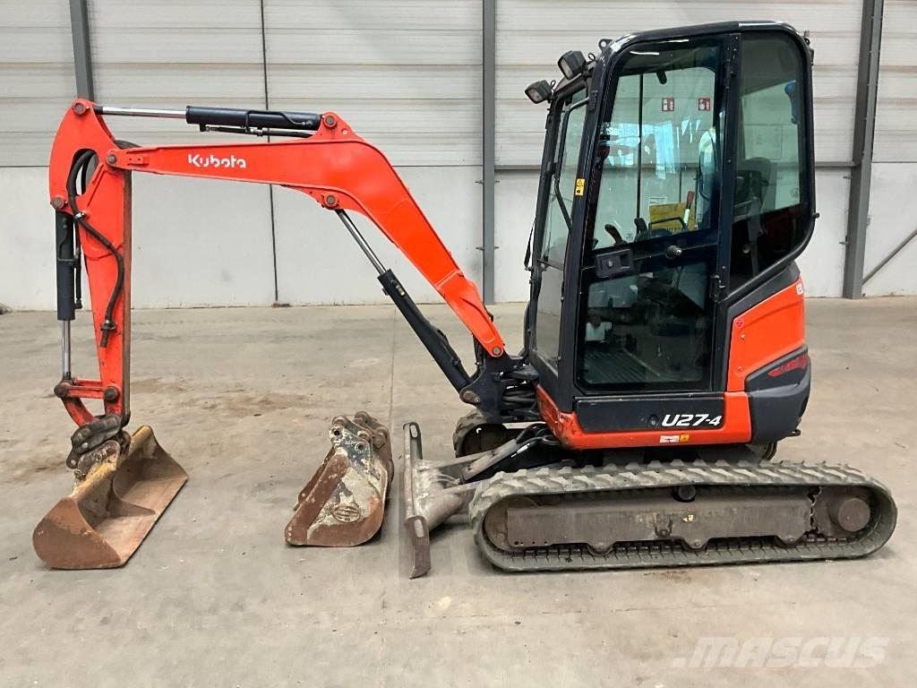 Kubota U 27-4 Mini ekskavatoriai < 7 t