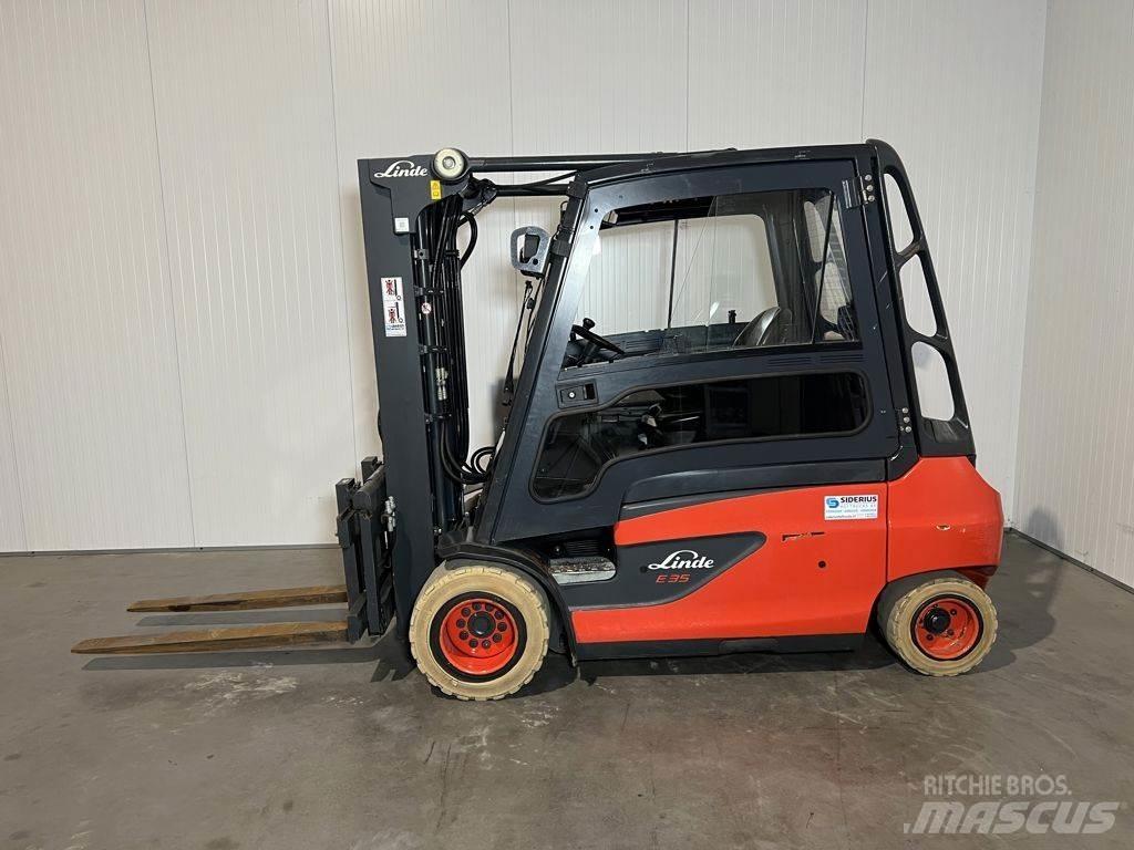 Linde E35L-01 Elektriniai šakiniai krautuvai