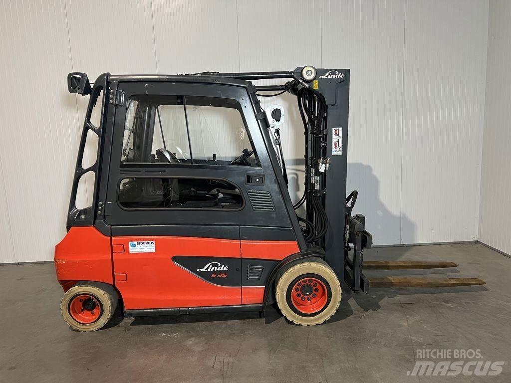Linde E35L-01 Elektriniai šakiniai krautuvai