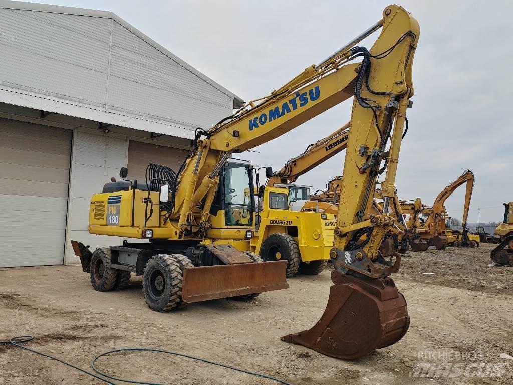 Komatsu PW 180-7EO Ratiniai ekskavatoriai