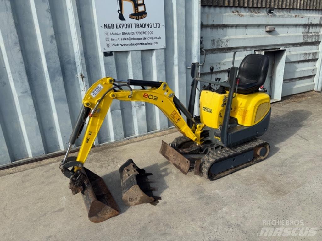 Wacker Neuson 803 Mini ekskavatoriai < 7 t