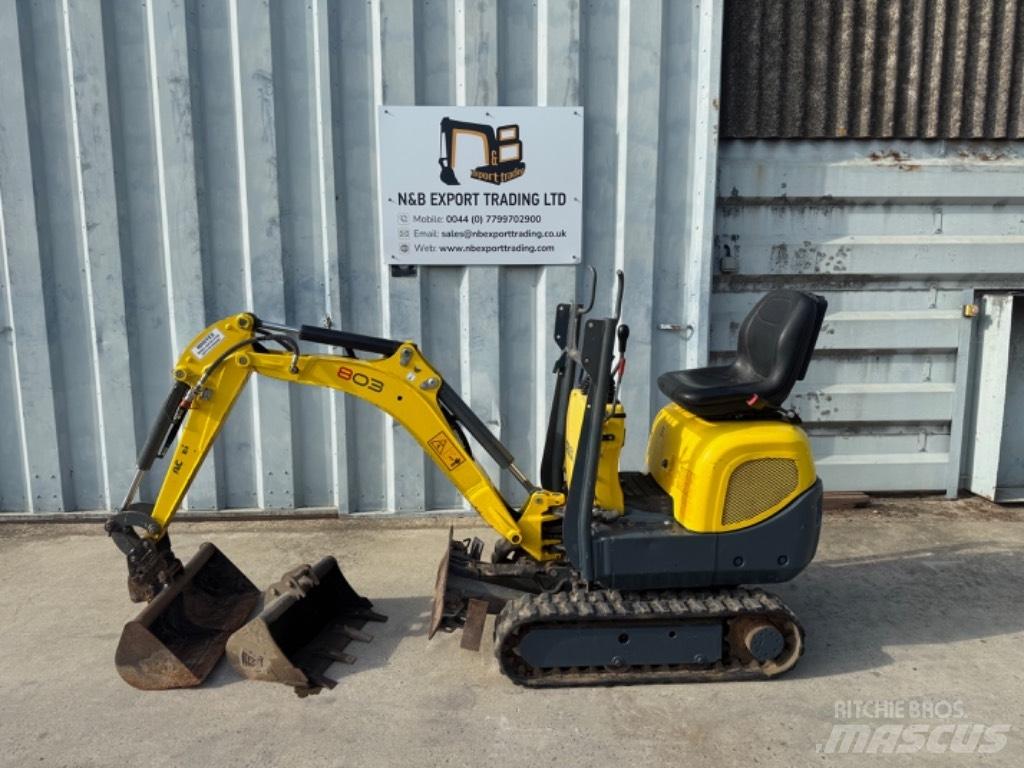 Wacker Neuson 803 Mini ekskavatoriai < 7 t
