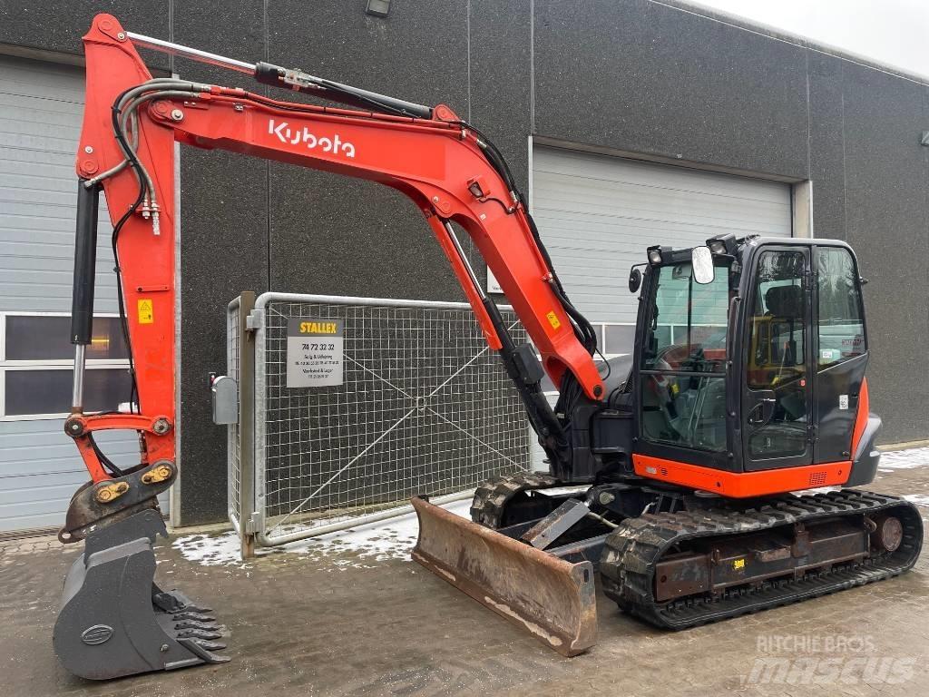 Kubota KX080-4a Vidutinės galios ekskavatoriai 7-12 t