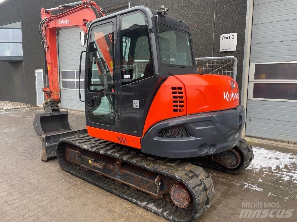 Kubota KX080-4a Vidutinės galios ekskavatoriai 7-12 t