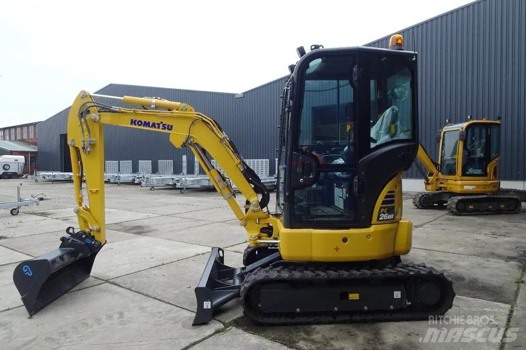 Komatsu PC26MR Vikšriniai ekskavatoriai