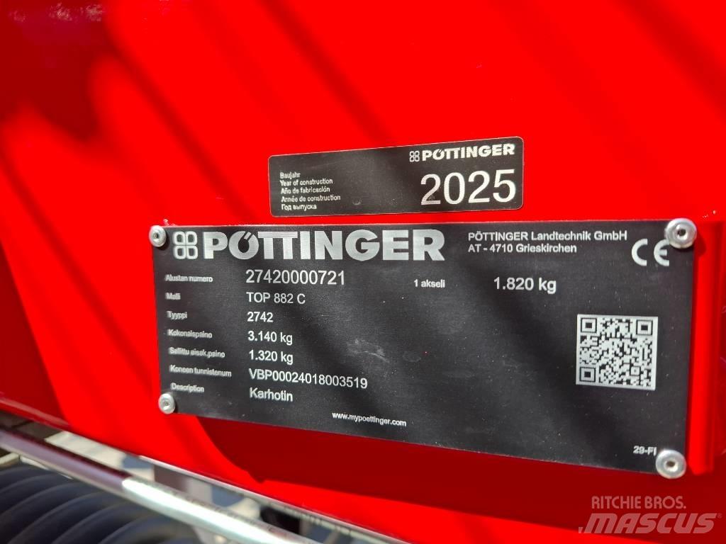 Pöttinger TOP 882C Pradalges formuojantys padargai