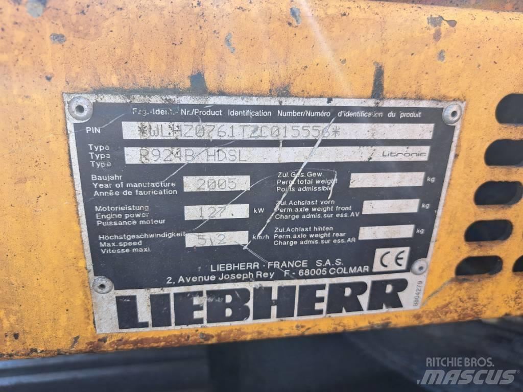 Liebherr R924B HDSL Vikšriniai ekskavatoriai