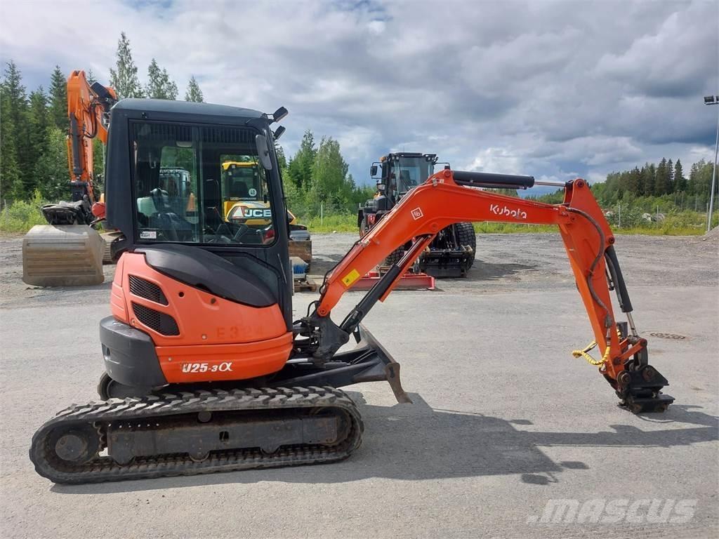 Kubota U25-3 Mini ekskavatoriai < 7 t