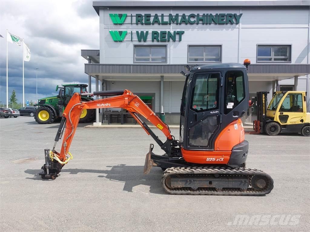 Kubota U25-3 Mini ekskavatoriai < 7 t