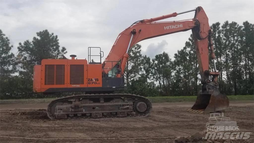 Hitachi ZX 670 Vikšriniai ekskavatoriai