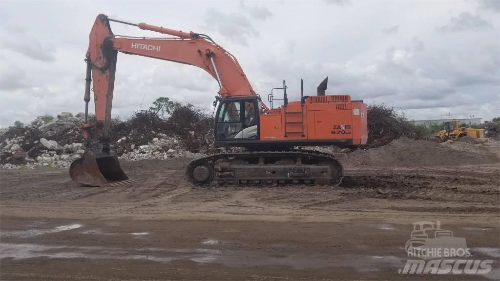 Hitachi ZX 670 Vikšriniai ekskavatoriai