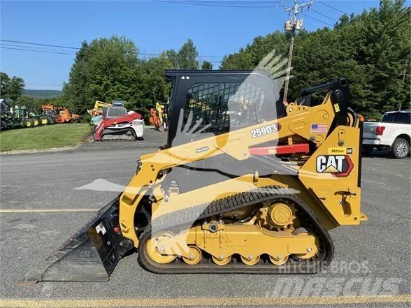 CAT 259D3 Krautuvai su šoniniu pasukimu