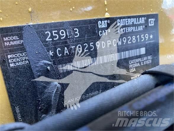 CAT 259D3 Krautuvai su šoniniu pasukimu