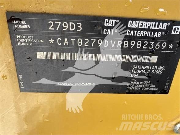 CAT 279D3 Krautuvai su šoniniu pasukimu