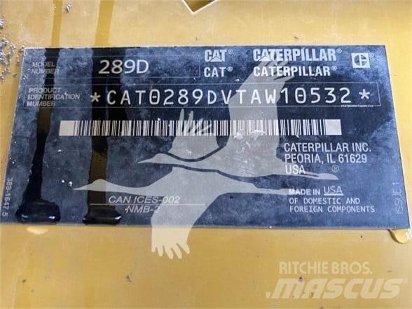 CAT 289D Krautuvai su šoniniu pasukimu