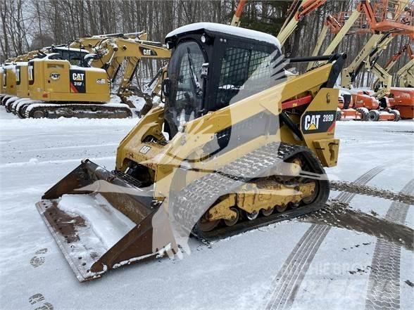 CAT 289D Krautuvai su šoniniu pasukimu
